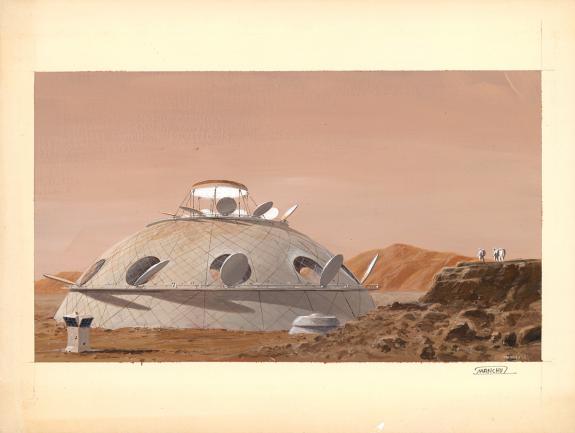 Manchu - Pochade d'une illustration originale Base Aescraeus