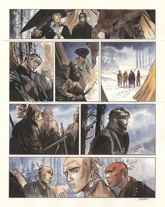 Bernard Vrancken - Nouvelle France, Chapitre IV, planche ori