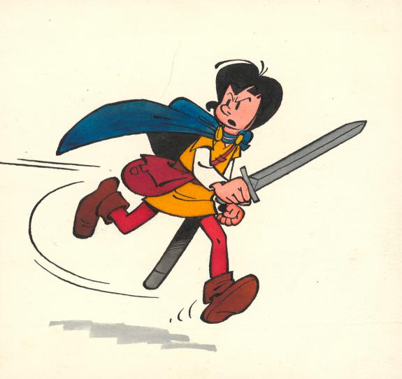 Studio Peyo - Johan et Pirlouit, Illustration originale 