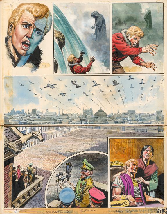 Don Lawrence - Trigan Empire, The Puppet Emperor, Planche or