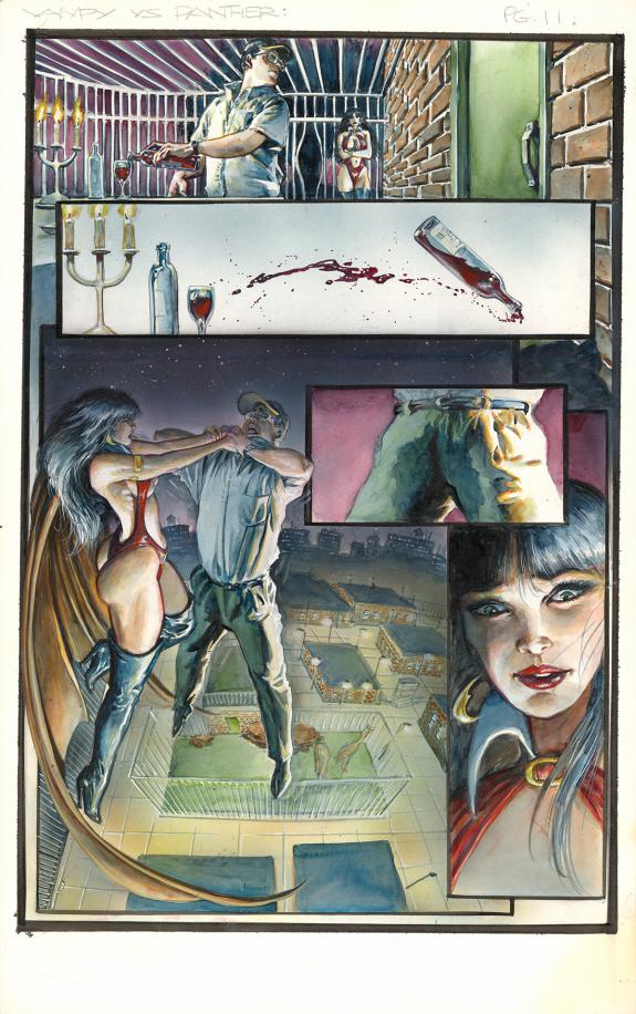 Mark Texeira - Vampirella, Vampirella & Pantha showcase, Pla
