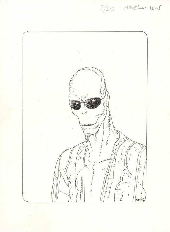 Moebius - Illustration originale