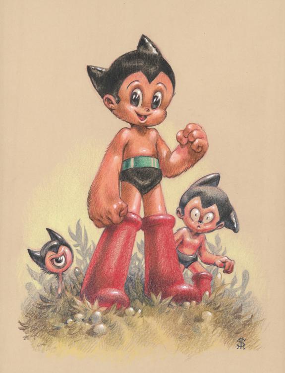 Stan Manoukian - Illustration originale d'Astroboy