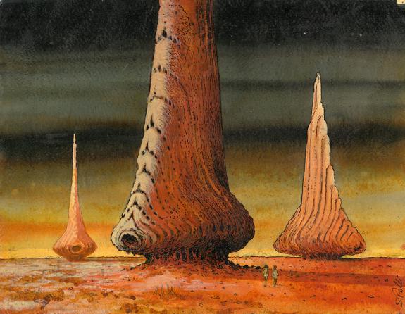 Serge Pell&eacute; - Orbital, Illustration originale
