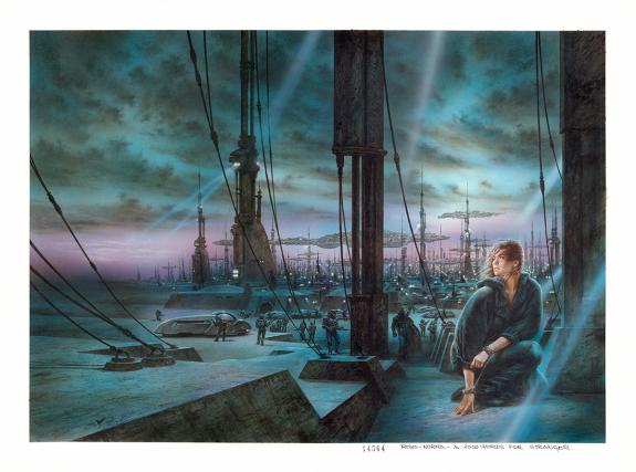 Luis Royo - Illustration originale, A Word for Stranger