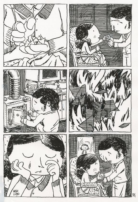 Marc Lizano - L'enfant cach&eacute;, Planche originale n&deg;35