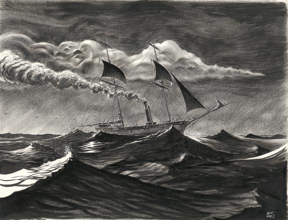 Riff Reb's - Le Loup des mers, Premi&egrave;res vapeurs, illustrati