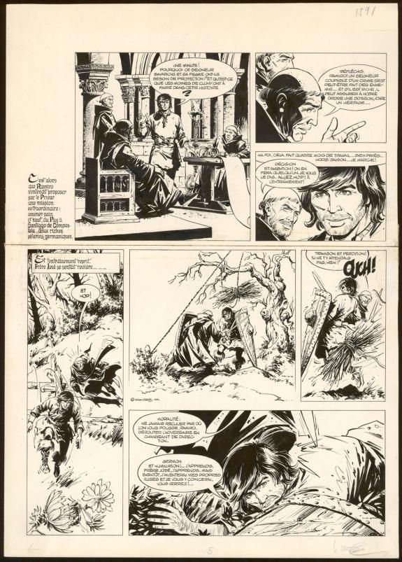 William Vance - Ramiro, L'Inconnue du Puy ? in&eacute;dit, Planche 