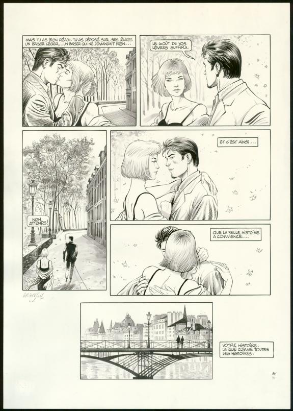 Olivier Grenson - Niklos Koda, L'Oc&eacute;an, Planche originale n&deg;