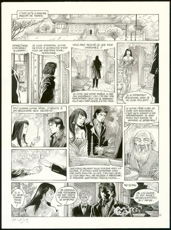 Olivier Grenson - Niklos Koda, No Song, Planche originale n&deg;