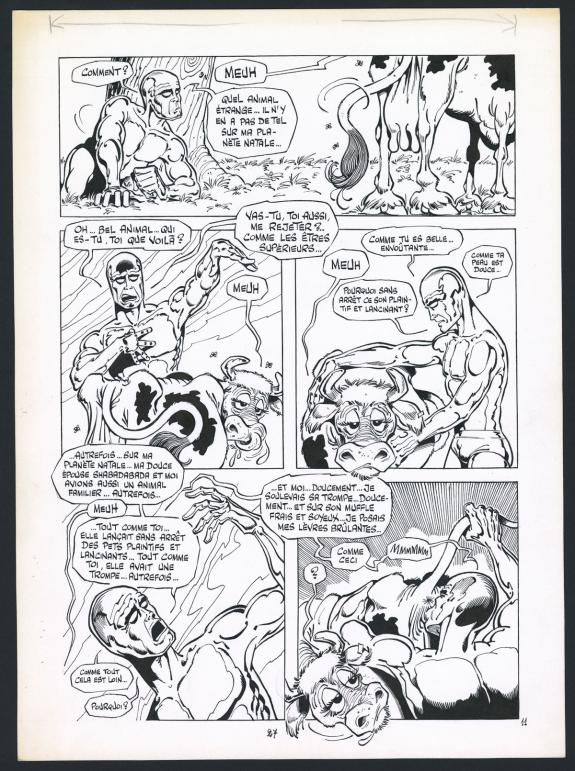 Marcel Gotlib - Rh&acirc;&acirc; Lovely, Tome 3, Planche originale n&deg;11 