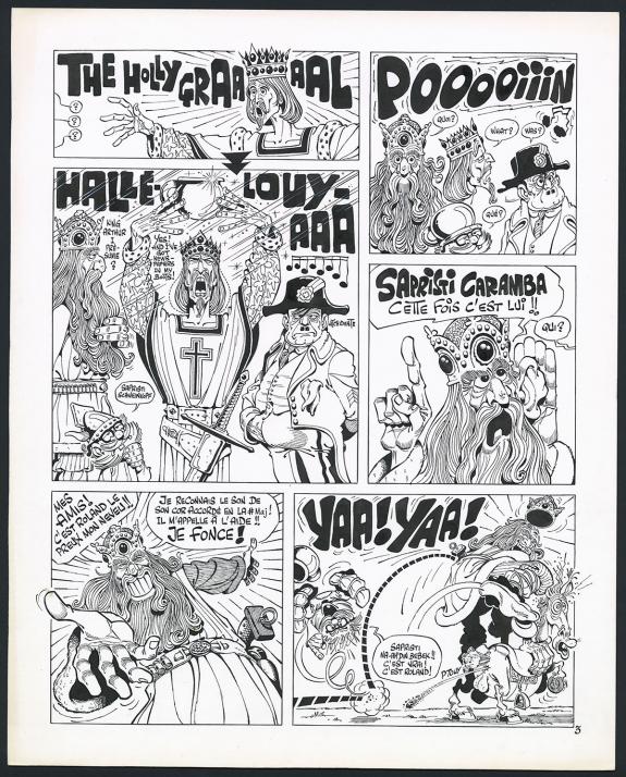 Marcel Gotlib - Rh&acirc;-Gnagna, Tome 1, Planche originale n&deg;03 p