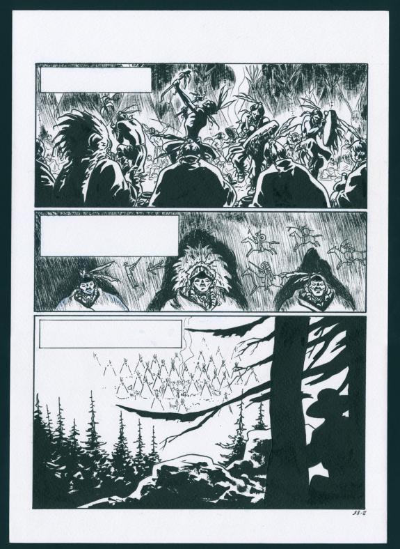 Ruben Pellejero - Loup de Pluie, Loup de pluie , Planche ori