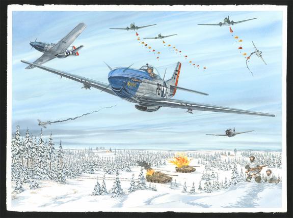 Philippe Jarbinet - Airborne 44, Illustration originale in&eacute;d