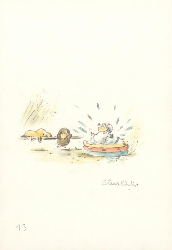 Claude K. Dubois - Pfff..., Illustration originale 13. S&eacute;lec