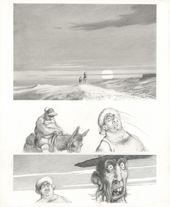 Paul & Ga&euml;tan Brizzi - Don Quichotte de la Manche, Planche o