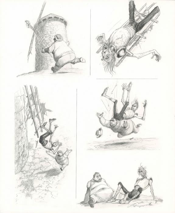 Paul & Ga&euml;tan Brizzi - Don Quichotte de la Manche, Planche o