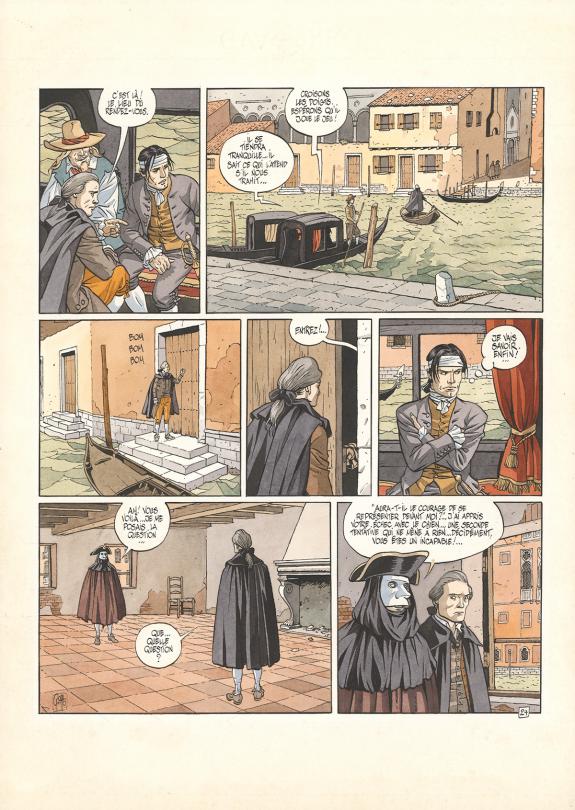 Griffo - Giacomo C., L'Heure qui tue, Planche originale n&deg;24