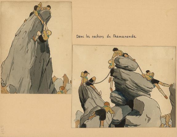 Pierre Joubert - Du temps que j'&eacute;tais "Boiscout", Illustrati