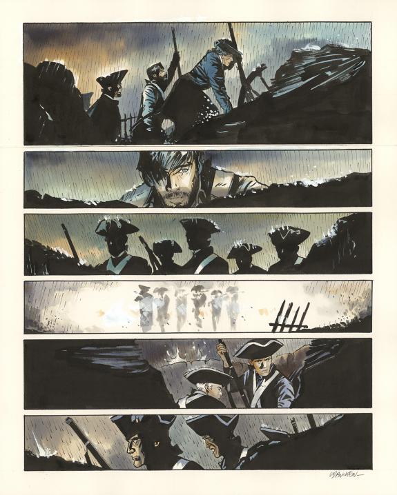 Bernard Vrancken - Nouvelle France, Chapitre I, planche orig