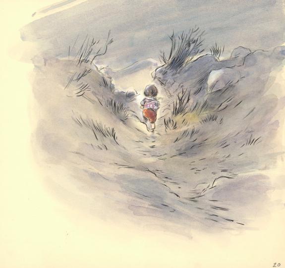 Claude K. Dubois - Un Papa d'aventure, Illustration original