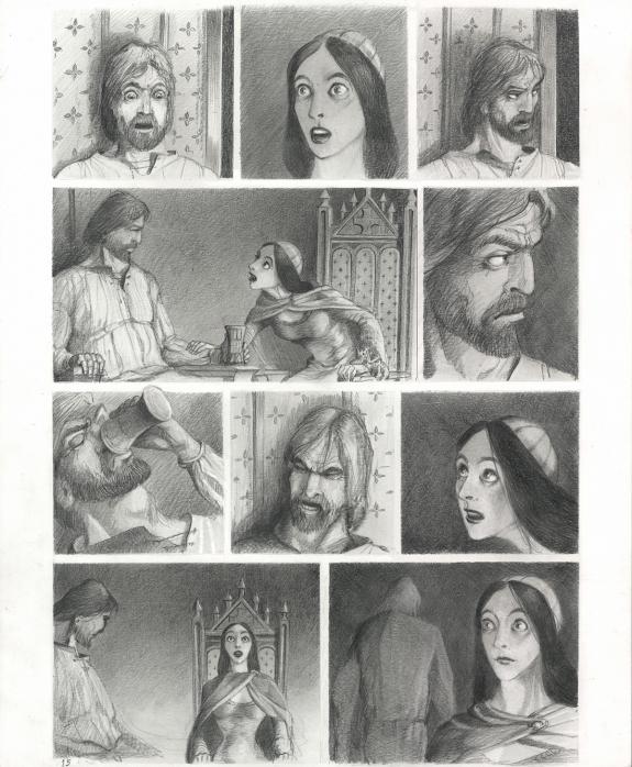 Paul & Ga&euml;tan Brizzi - Macbeth, Planche originale n&deg; 015