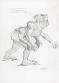 Manchu - Lot de neuf croquis de cr&eacute;atures : Kears, H&eacute;b&eacute;-ty, 