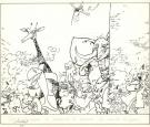 Johan De Moor - La Vache, Illustration originale, "Les Anima