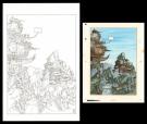Fabrice Meddour - Hispanola, Les H&eacute;ritiers, Planche original