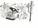 Olivier Schwartz - Gringos Locos, Tome 1, Illustration origi