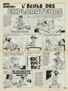 Marcel Gotlib - Les Dingodossiers , Double planche originale