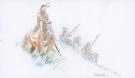 Patrick Prugne - Cheyenne, Illustration originale, recherche