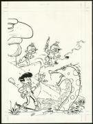 Roland Gos - Le Scrameustache, L'Antre de Satic, Couverture 