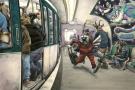 Guznag - Illustration originale, En retard - S&eacute;lection "Coup
