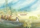 Patrick Prugne - Le Dernier des Mohicans, Illustration origi