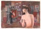 Cl&eacute;ment Oubrerie - Pablo, Illustration originale in&eacute;dite