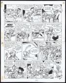 Roland Gos - Le Scrameustache, Le Stagiaire, Planche origina