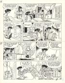 Roland Gos - Le Scrameustache, Le Grand retour, Planche orig