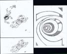 Roland Gos - Le Scrameustache, Les Exil&eacute;s, Couverture origin