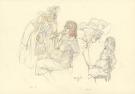 Andr&eacute; Juillard - Plume aux Vents, Illustration originale, re