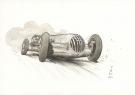 Pau  - Curtiss Hill, Illustration originale in&eacute;dite