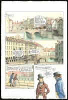 Martin Jamar - Double Masque, Planche originale n&deg;11. Univer