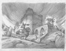 Fr&eacute;d&eacute;ric Pillot - Orlando Furioso, Crayonn&eacute; original chapitr