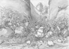 Fr&eacute;d&eacute;ric Pillot - Orlando Furioso, Crayonn&eacute; original chapitr
