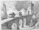 Fr&eacute;d&eacute;ric Pillot - Orlando Furioso, Crayonn&eacute; original chapitr