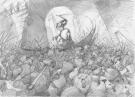 Fr&eacute;d&eacute;ric Pillot - Orlando Furioso, Crayonn&eacute; original chapitr