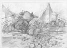 Fr&eacute;d&eacute;ric Pillot - Orlando Furioso, Crayonn&eacute; original chapitr