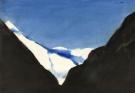 Jean-Marc Rochette - Paysage de montagne, illustration origi