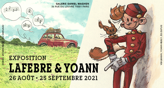 Exposition Jordi Laf�bre et Yoann, du 26 ao�t au 25 septembre 2021 � la galerie Daniel Maghen