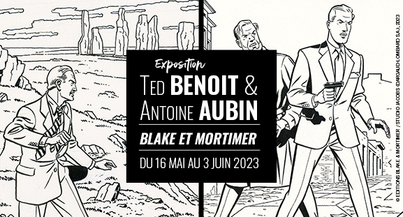 Exposition Blake et Mortimer Antoine Aubin et Ted Benoit du 16 mai au 3 juin � la galerie Daniel Maghen